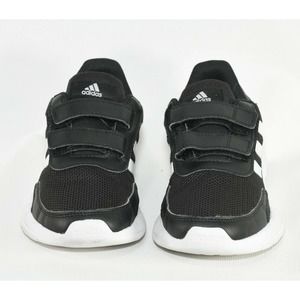 Adidas Tensaur Run C Black/White Sneaker -SHD 675005- Shoes (Size US3 Kids)